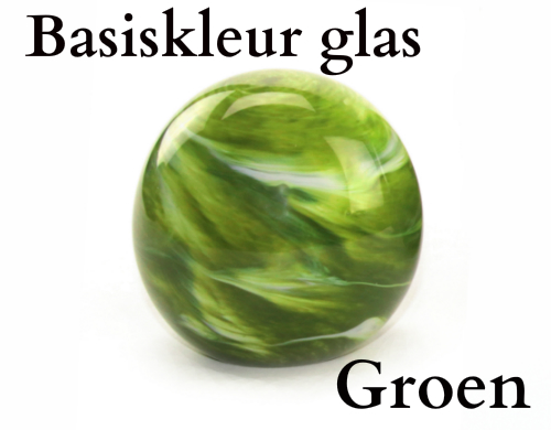 Middelgrote urn basis groen