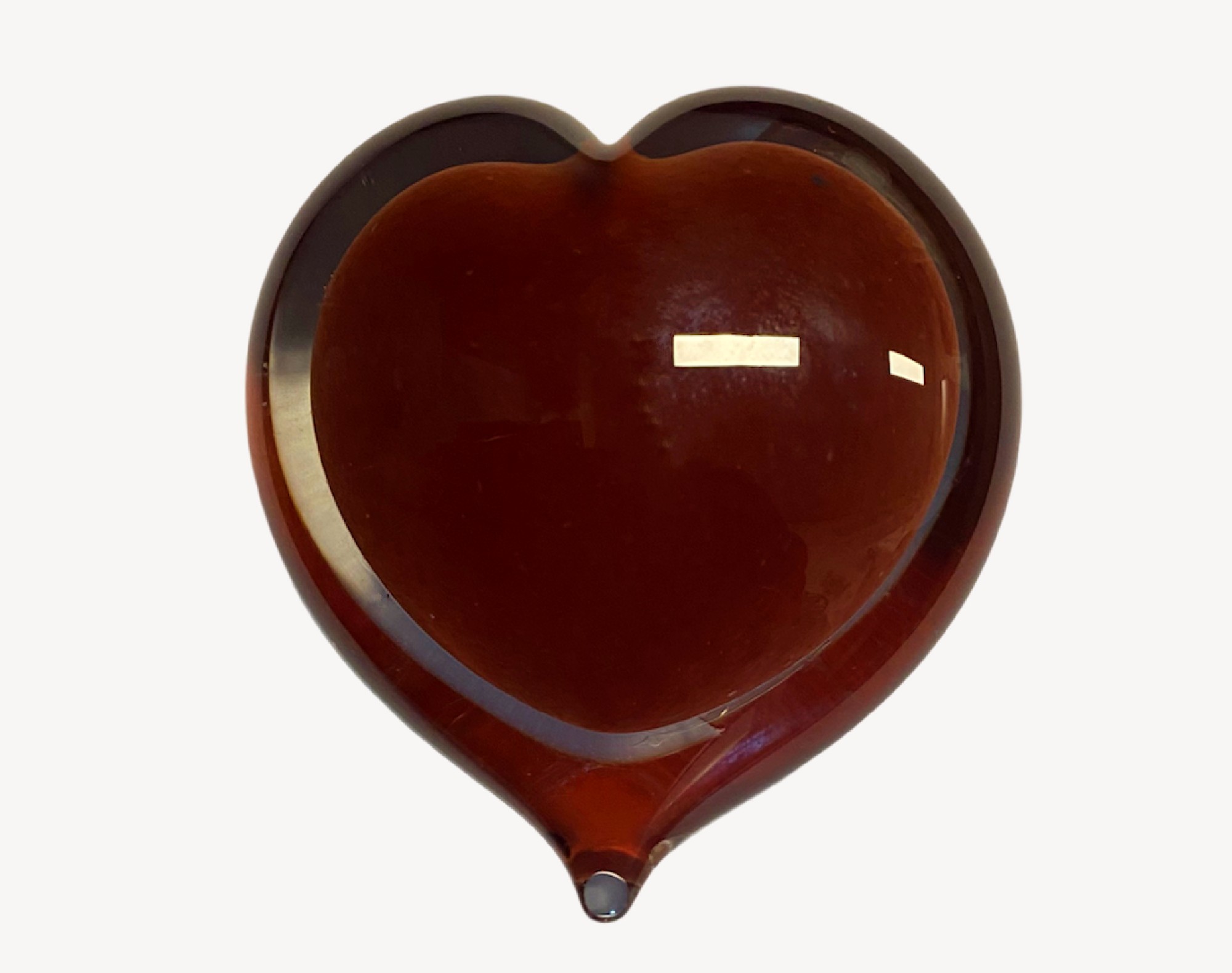 urntje van glas rood